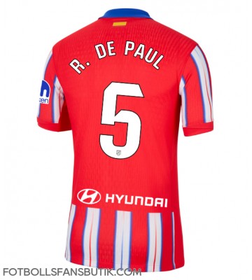 Atletico Madrid Rodrigo De Paul #5 Replika Hemmatröja 2024-25 Kortärmad